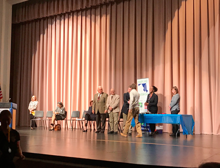 Jack Dodsworth of Calvert High School received a grand prize for his History Fair project. (History day article; photo taken by Amie Dryer)